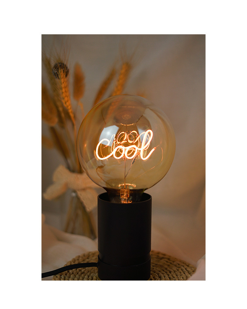 Socle lampe de table Madison pour ampoule à message - Elements Lighting