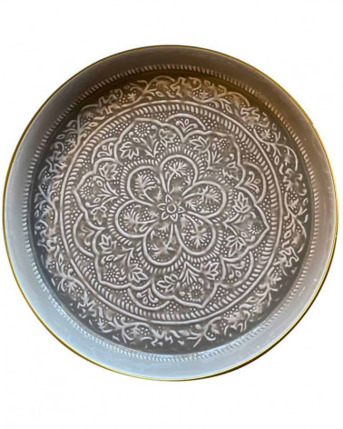 Plateau Berbère rond- Bazar de Luxe