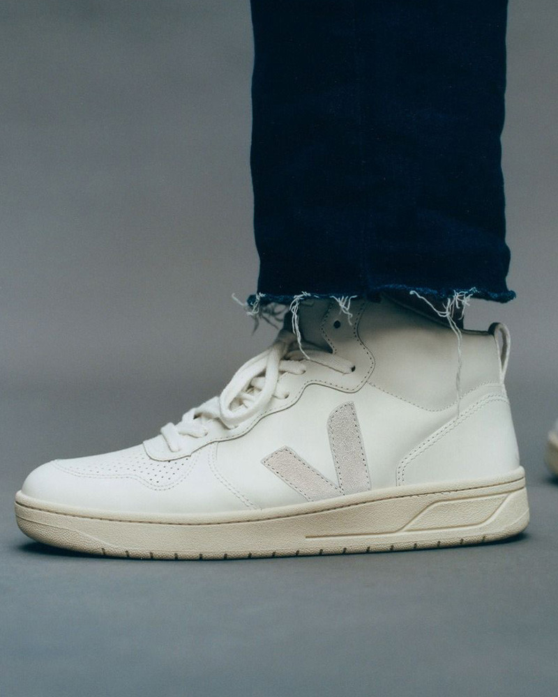 Baskets V-15 Leather Homme - Veja