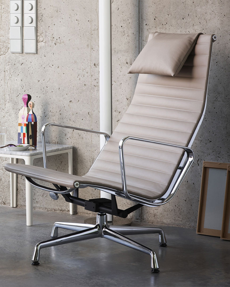 Fauteuil Lounge Aluminium Chair EA 124 - Vitra