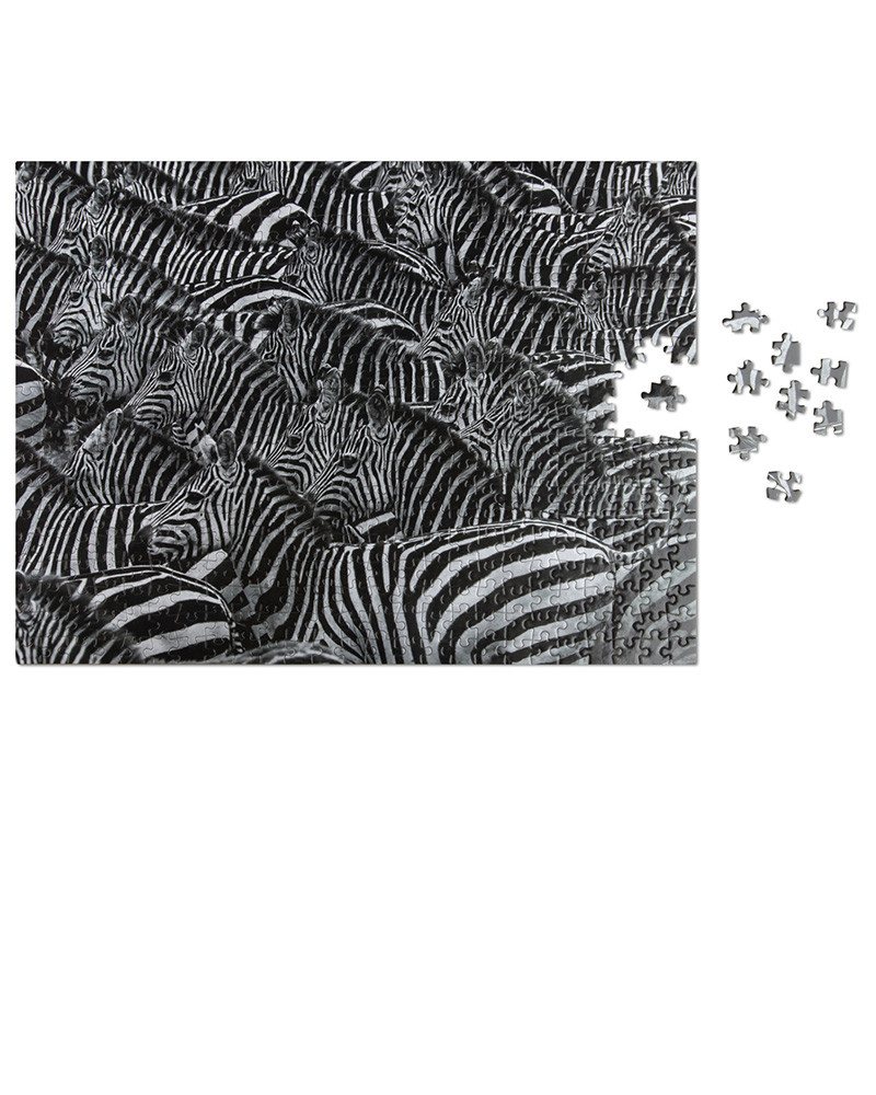 Puzzle Zebra Wildlife Pattern - Printworks