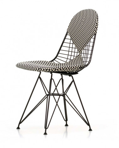 Chaise Eames rembourrée Wire DKR-2 - Vitra