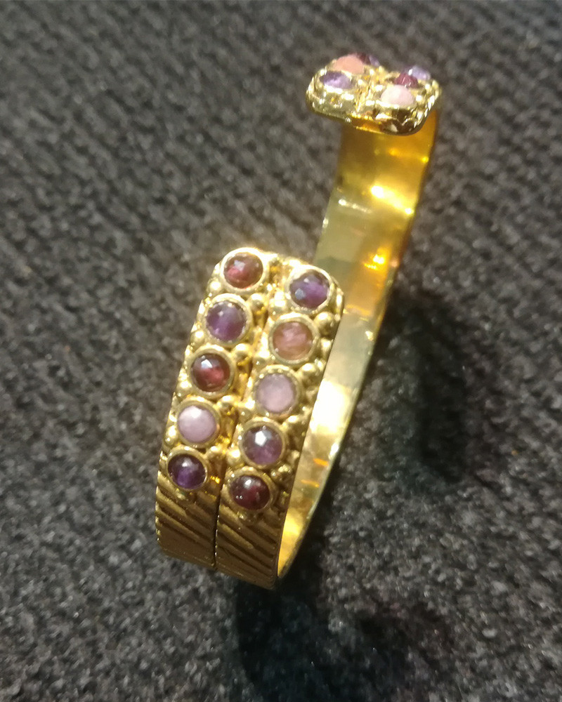 Bracelet manchette double Jasmine - LA2l Bracelet manchette double Jasmine - LA2l