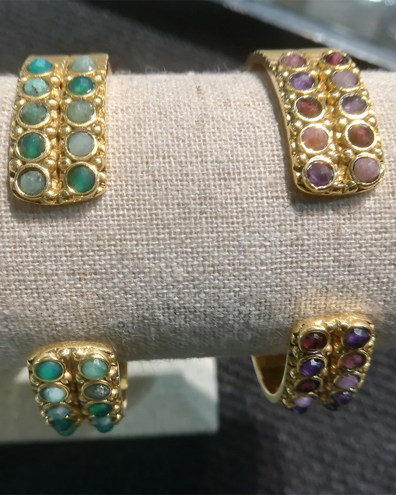 Bracelet manchette double Jasmine - LA2l Bracelet manchette double Jasmine - LA2l