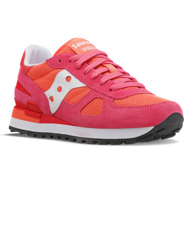 Sneakers Femme Shadow Original Fushia/Orange - Saucony