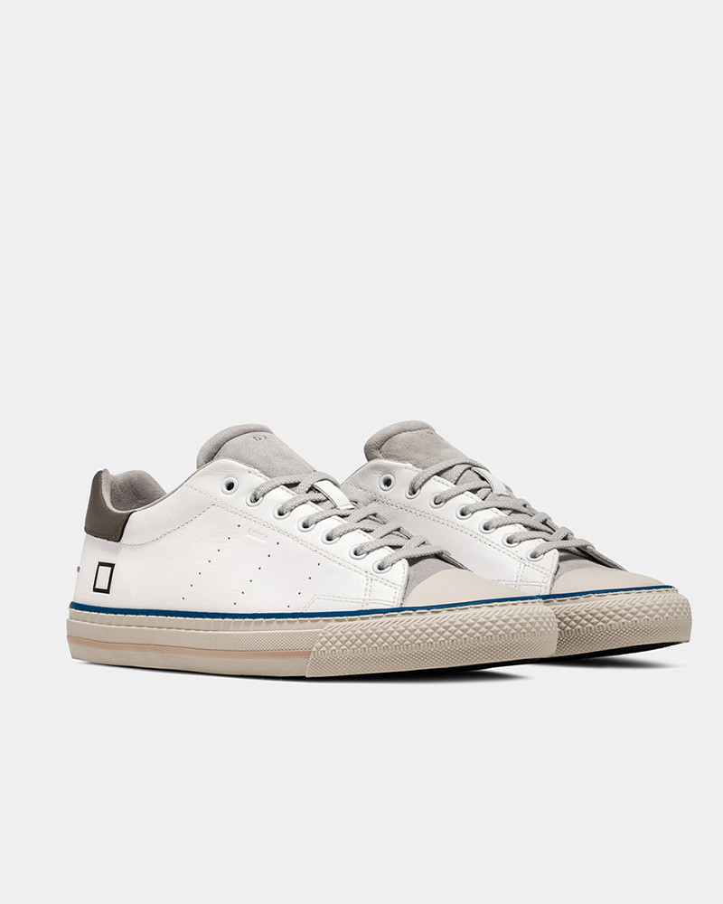 Sneakers homme Linea Calf White Army - D.A.T.E.