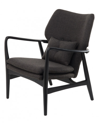 Fauteuil rembourré tissu et bois Peggy - Pols Potten