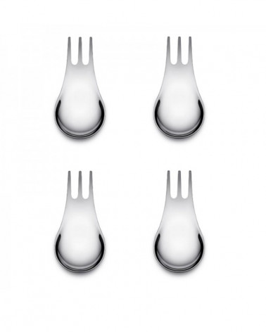 Set de 4 couverts multifonctionnels Moscardino - Alessi