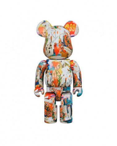 Sculpture Bearbrick Andy Warhol x Jean-Michel Basquiat V4 - MediCom Toy