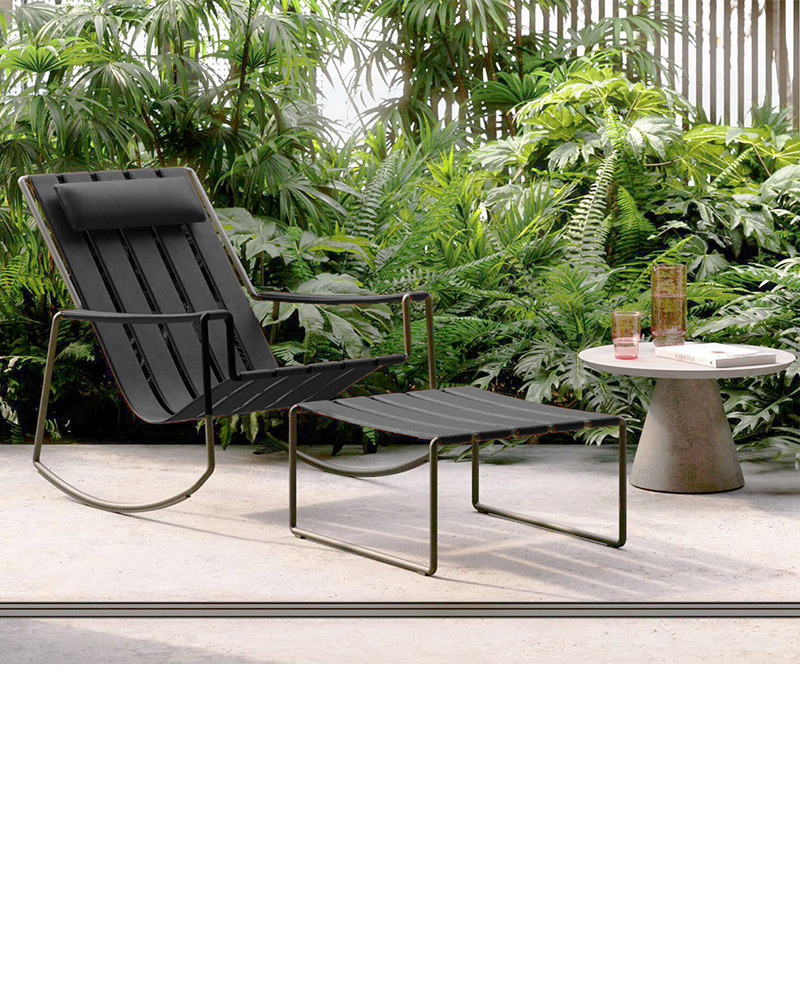 Fauteuil rocking chair Strappy - Royal Botania