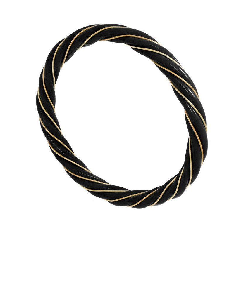 Bracelet résine plaqué or Torsade - LA2l Bracelet résine plaqué or Torsade - LA2l