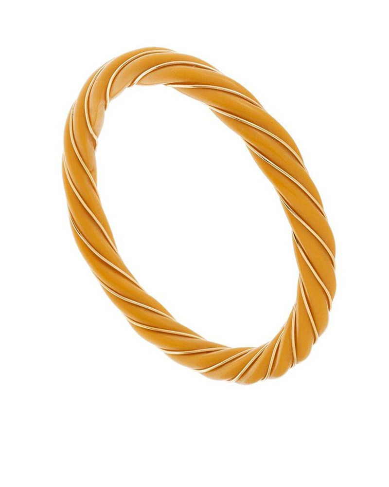 Bracelet résine plaqué or Torsade - LA2l Bracelet résine plaqué or Torsade - LA2l