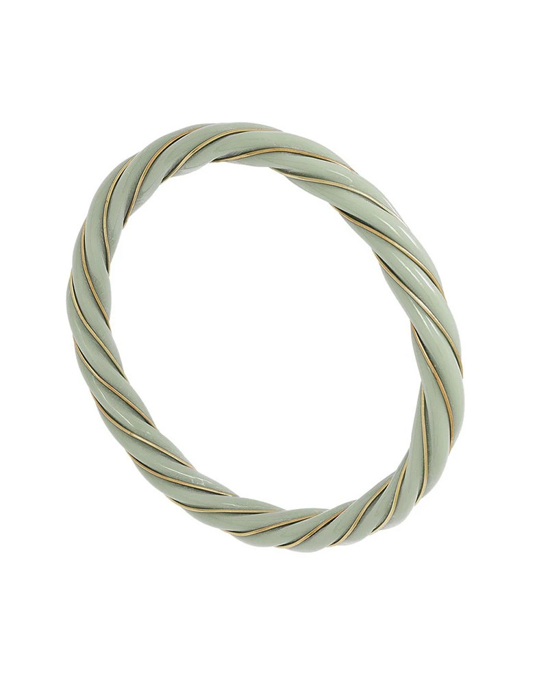 Bracelet résine plaqué or Torsade - LA2l Bracelet résine plaqué or Torsade - LA2l