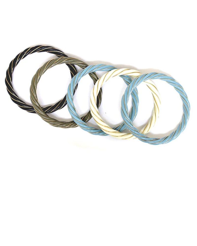 Bracelet résine plaqué or Torsade - LA2l Bracelet résine plaqué or Torsade - LA2l