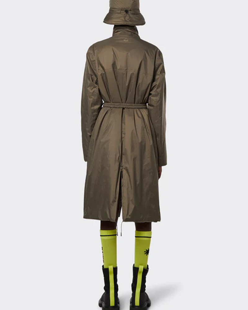 Manteau femme Long Padded Nylon W Coat - Rains