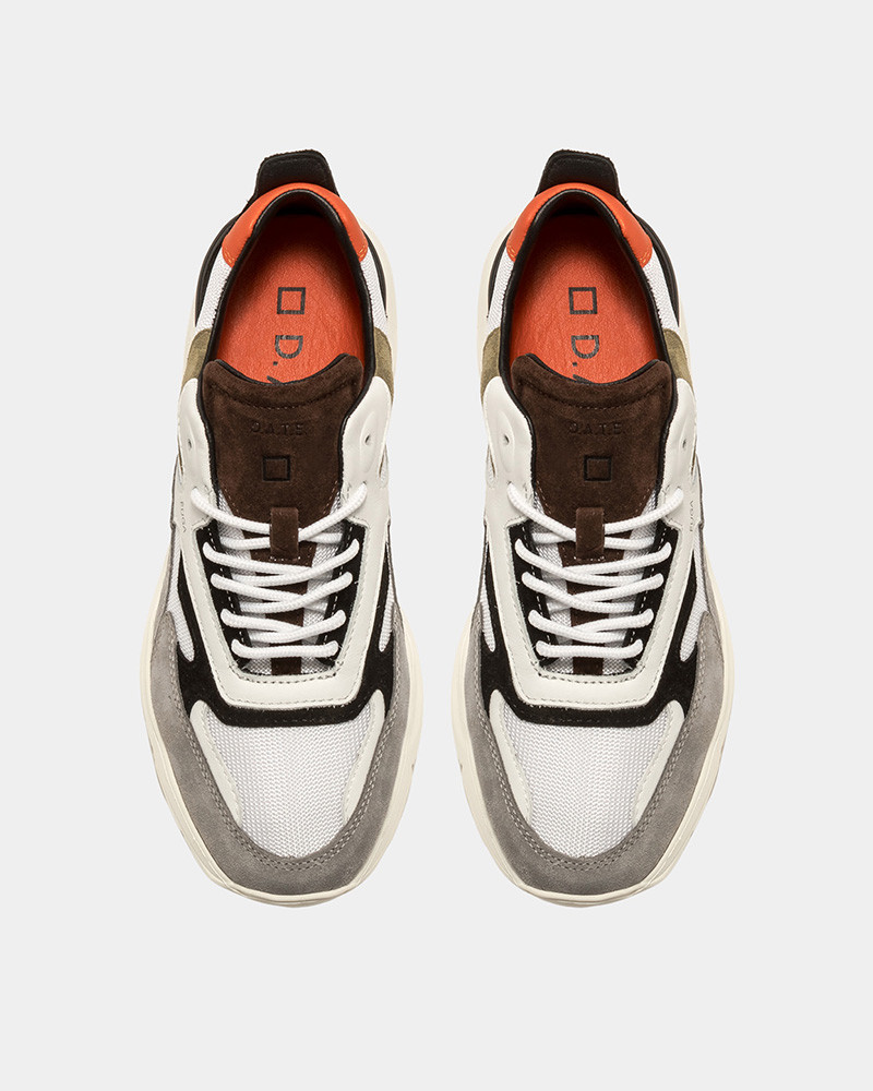 Sneakers Homme Fuga White-Orange - D.A.T.E.