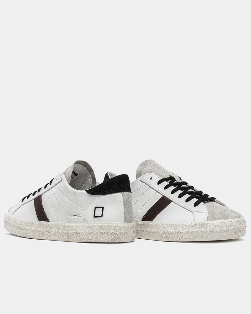 Sneakers homme Hill Low Vintage Calf White T-Moro - D.A.T.E.