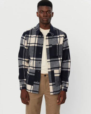 Surchemise Jason Check Wool Hybrid - Les Deux