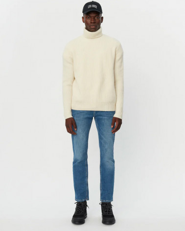 Pull-over col roulé Eddie Wool Rib Rollneck Knit - Les Deux