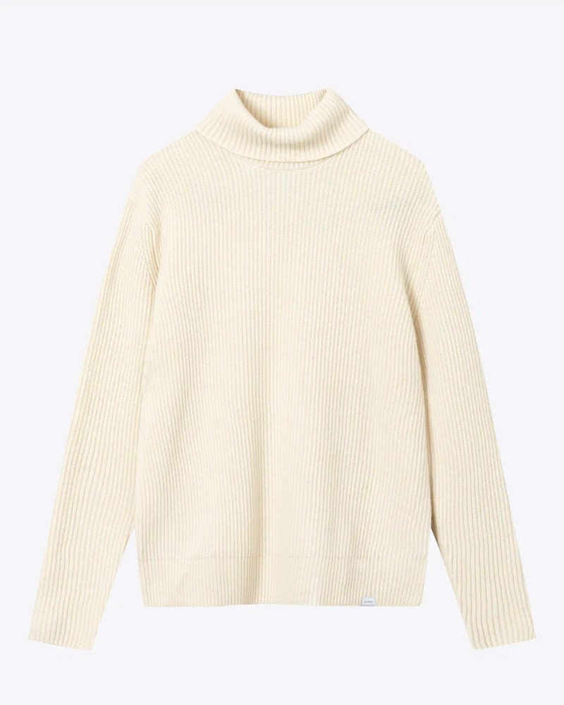 Pull-over col roulé Eddie Wool Rib Rollneck Knit - Les Deux