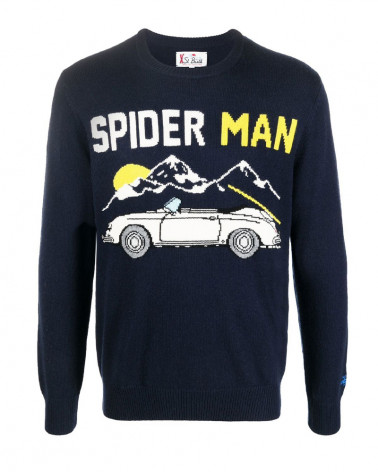 Pull Heron en cachemire mélangé Spider Man - MC2 Saint Barth