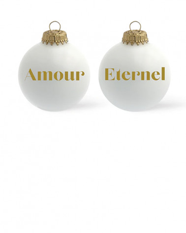 Boules de NoÃ«l Ã  message - Baubels