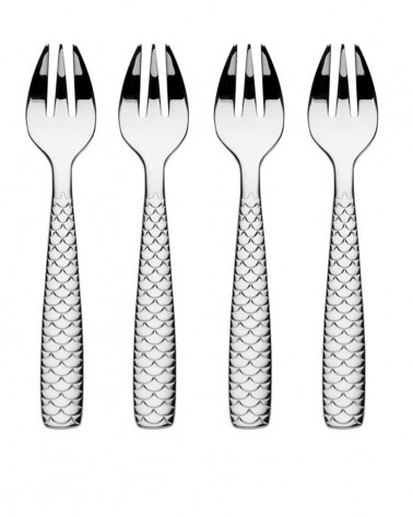 Set de 4 fourchettes à huîtres Colombina - Alessi