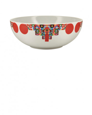 Bol à friandises et à fruits secs en porcelaine Holyhedrics - Alessi
