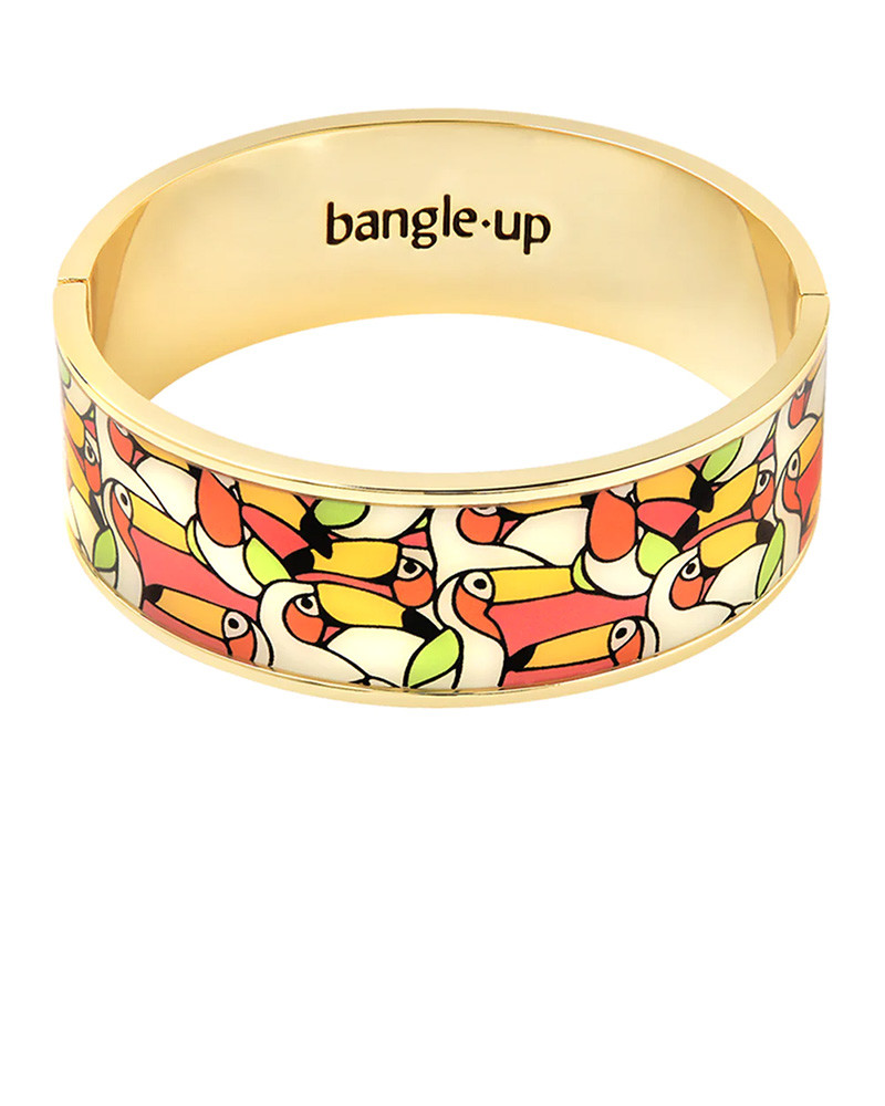 Bracelet Ã  fermoir imprimé Jangala - Bangle Up