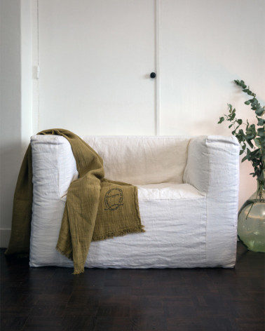 Fauteuil Cub Slow en lin - Bed and Philosophy