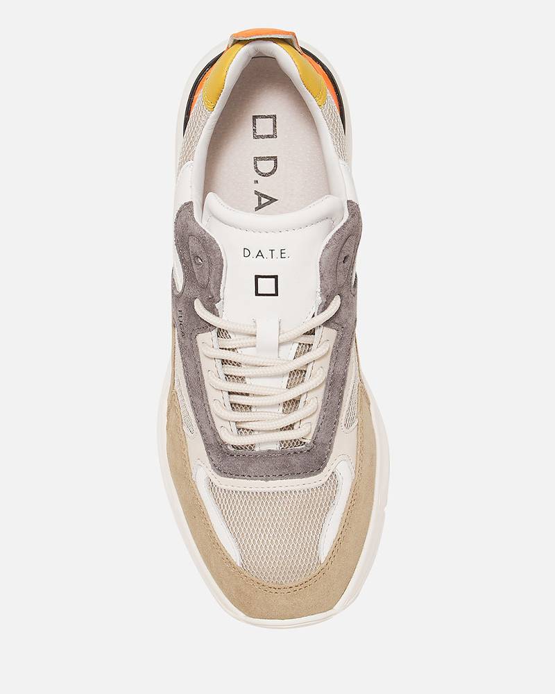Sneakers homme Fuga Mesh Ivory M 8D - D.A.T.E.