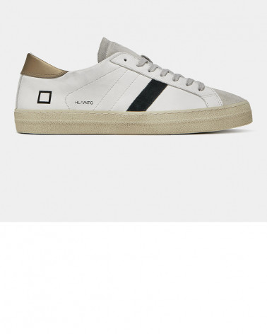 Sneakers homme Hill Low Vintage Calf White-Metal - D.A.T.E.