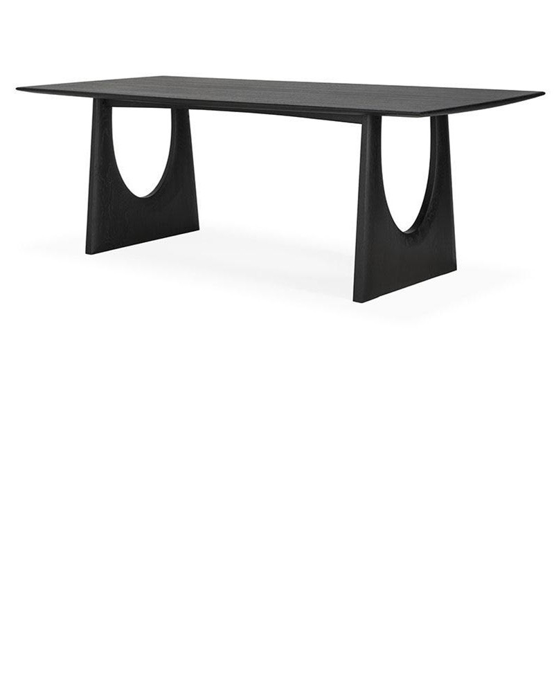 Table De Salle à Manger Ethnicraft Chêne Massif 180x100cm Avec 2 Rallonges