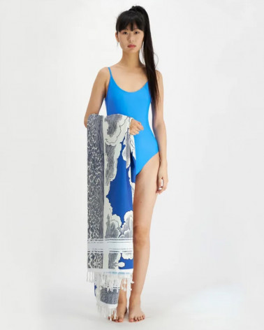 Serviette paréo fouta Océanique - Inoui Editions