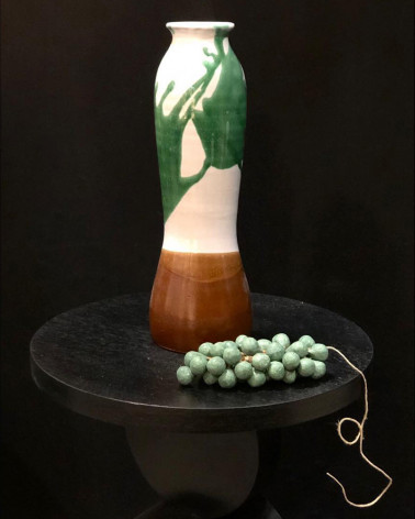 Vase en céramique émaillée Element - Floating House Collection