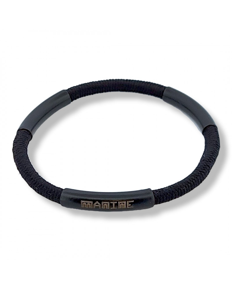 Bracelet épais noir Kito Hop - Manine