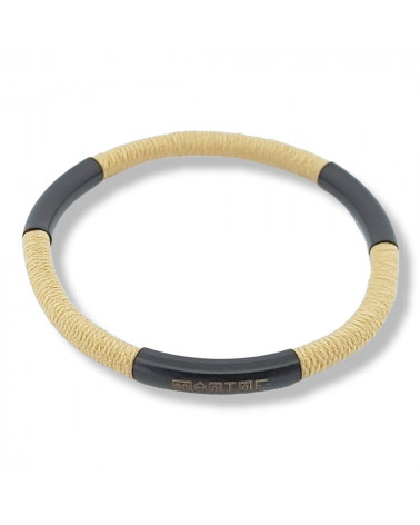 KITO HOP bracelet épais noir - Manine
