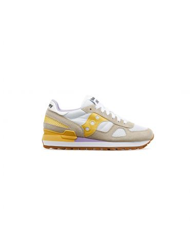Sneakers Femme Shadow Original White/Gold - Saucony