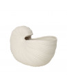 Vase coquillage en grès Shell Pot Off White - Ferm Living