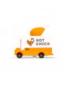 Véhicule en bois Hot Chick Van Bright Orange - Candylab