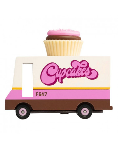 Véhicule Cupcake Van A Swirly Top Sweet - Candylab