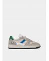 Sneakers homme Court 2.0 Vintage Calf Beige and White M 10D - D.A.T.E.