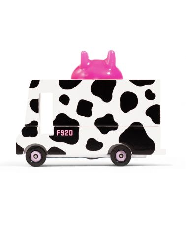 Véhicule en bois Moo Milk Van - Candylab