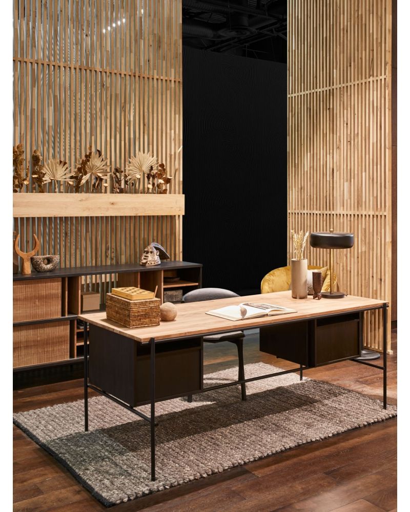 Bureau Oscar en Teck - Ethnicraft Bureau Oscar en Teck - Ethnicraft