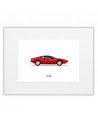 Affiche Le Duo Ferrari 308 GTS Rouge - Image Republic