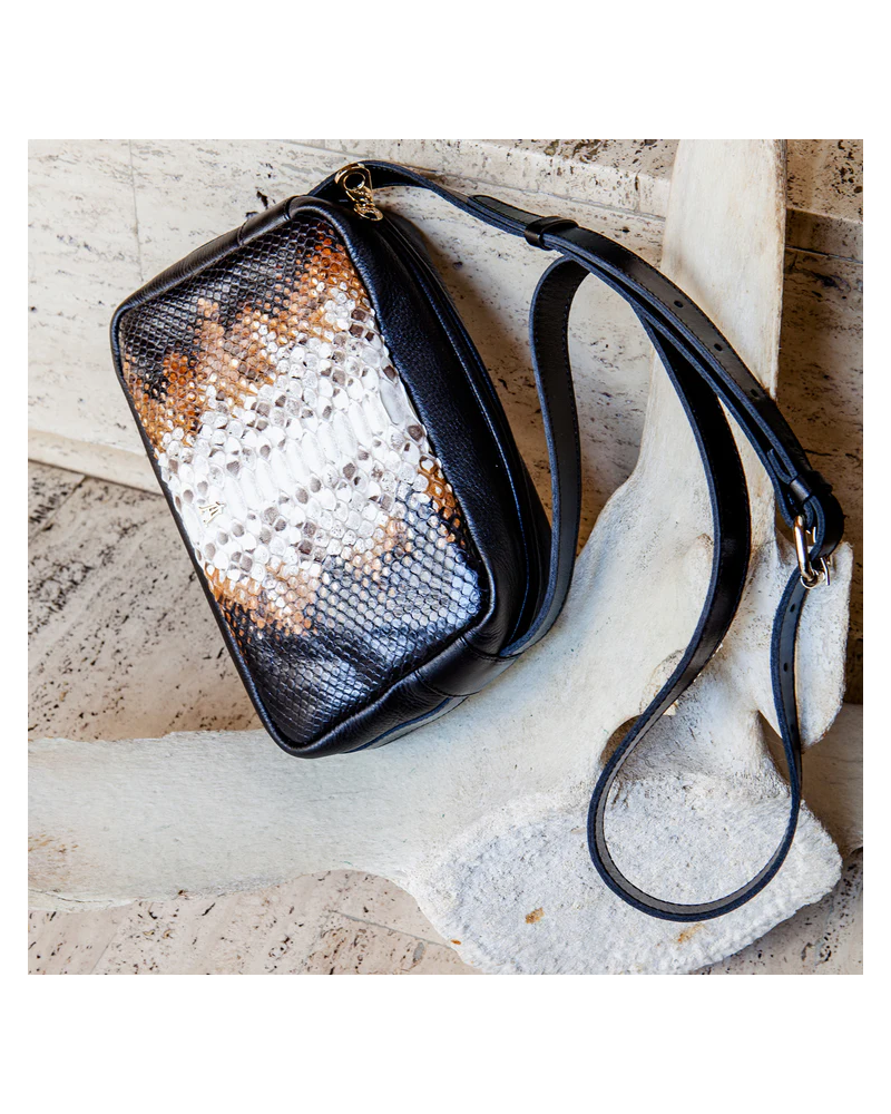 Sac Phoenix Python Domino - Craie