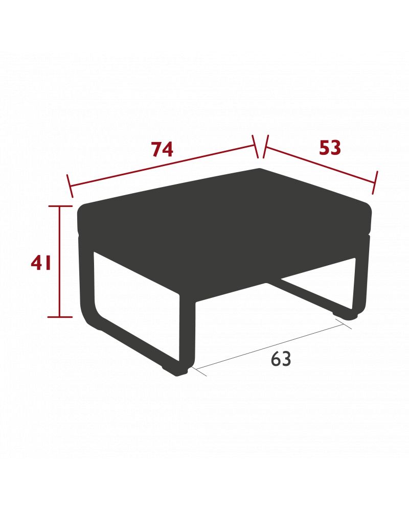 Pouf Bellevie - Fermob Pouf Bellevie - Fermob