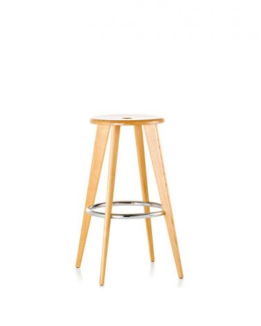 Tabouret haut Prouvé - Vitra