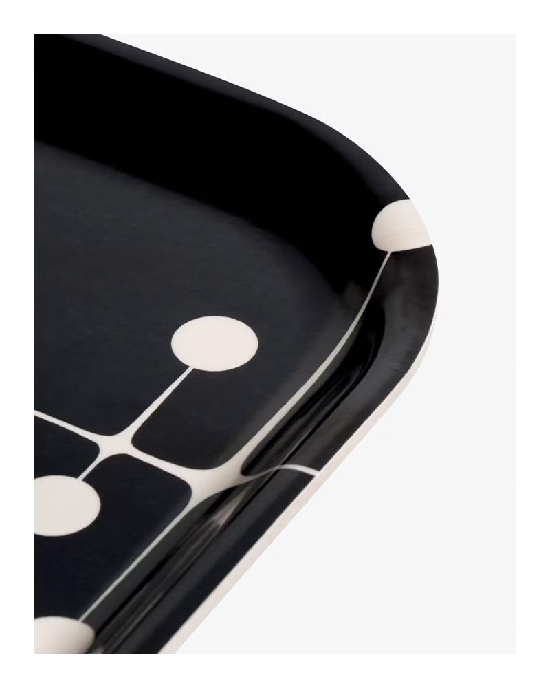 Plateau Classic Tray Dot Pattern Reverse Dark - Vitra