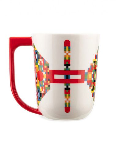 Mug en porcelaine Holyhedrics - Alessi
